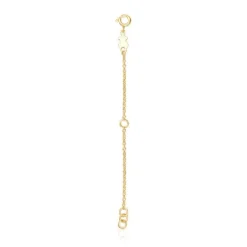 Alargador de collar con baño de oro 18 kt sobre plata Basics^TOUS