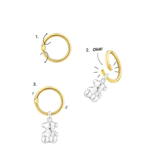 Anilla corazón de oro Hold^TOUS Sale