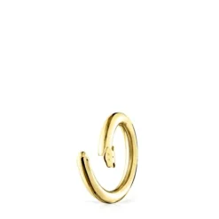 Anilla mediana con baño de oro 18 kt sobre plata Hold^TOUS Discount