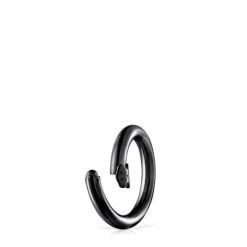 Anilla mediana de plata dark silver Hold^TOUS Online