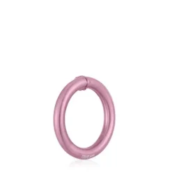Anilla mediana de en color rosa Hold^TOUS Hot