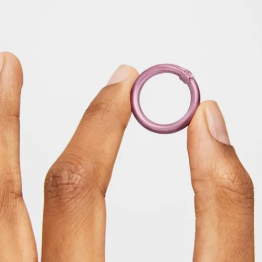Anilla mediana de en color rosa Hold^TOUS Hot