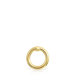 Anilla pequeña con baño de oro 18 kt sobre plata Hold^TOUS Online