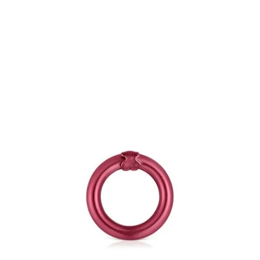Anilla pequeña de en color rojo Hold^TOUS Outlet