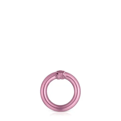 Anilla pequeña de en color rosa Hold^TOUS Clearance