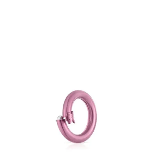 Anilla pequeña de en color rosa Hold^TOUS Clearance
