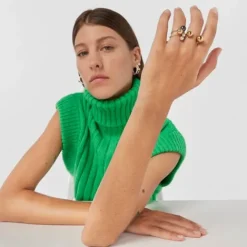 Anillo abierto bicolor Plump^TOUS Best