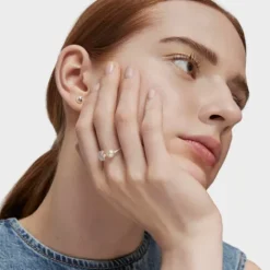 Anillo abierto de plata con perla Sweet Dolls^TOUS