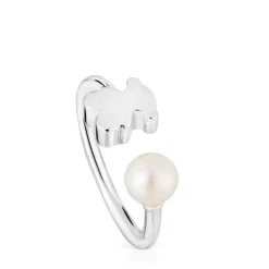 Anillo abierto de plata con perla cultivada Sweet Dolls^TOUS Best