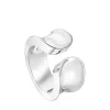 Anillo abierto liso de plata Basics^TOUS Outlet