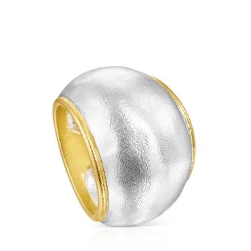 Anillo abombado bicolor Luah^TOUS Online