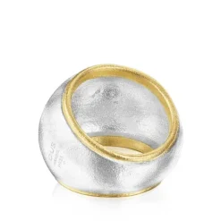 Anillo abombado bicolor Luah^TOUS Online