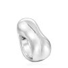 Anillo abombado de plata corazón Tabit^TOUS Clearance