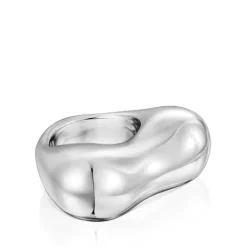 Anillo abombado de plata corazón Tabit^TOUS Clearance
