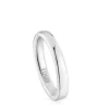Anillo alianza de boda de oro blanco 3 mm Alianzas^TOUS New