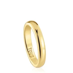 Anillo alianza de boda de oro media caña 3,8 mm Alianzas^TOUS New