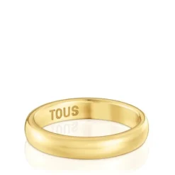 Anillo alianza de boda de oro media caña 3,8 mm Alianzas^TOUS New