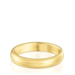 Anillo alianza de boda de oro media caña 3,8 mm Alianzas^TOUS New