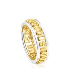 Anillo bicolor Logo^TOUS Hot