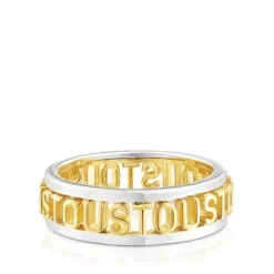 Anillo bicolor Logo^TOUS Hot