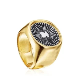Anillo bicolor Oursin^TOUS Discount