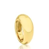 Anillo con baño de oro 18 kt sobre plata abombado Warm^TOUS Discount