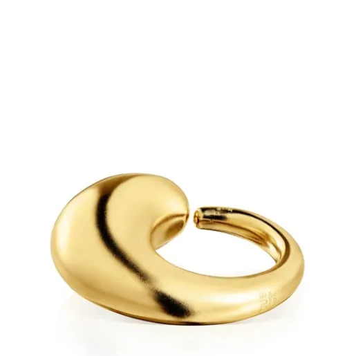 Anillo con baño de oro 18 kt sobre plata Balloon^TOUS New