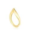 Anillo con baño de oro 18 kt sobre plata Gregal^TOUS Discount