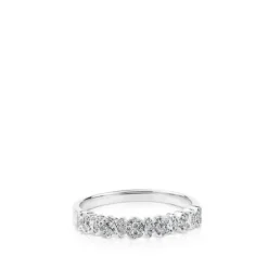 Anillo de oro blanco con diamantes motivos oso Fancy^TOUS New