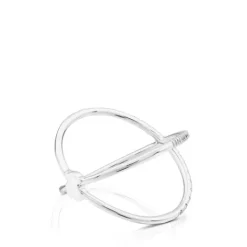 Anillo de oro blanco con diamantes motivo oso Diamonds^TOUS Best