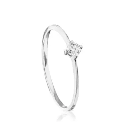 Anillo de oro blanco con diamante Brillants^TOUS Sale