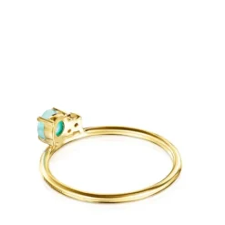 Anillo de con amazonita facetada y rubí  Mini Ivette^TOUS Clearance