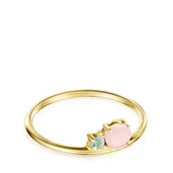 Anillo de con ópalo facetado y topacio  Mini Ivette^TOUS