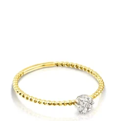 Anillo de con rosetón de diamantes Brillants^TOUS New