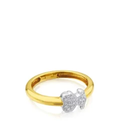 Anillo de oro motivo motivo oso Gen^TOUS Outlet