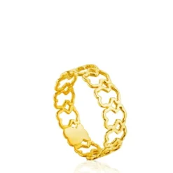 Anillo de oro motivos oso Silueta^TOUS