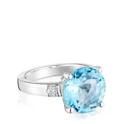 Anillo de con diamante y topacio Basic Colors^TOUS Online