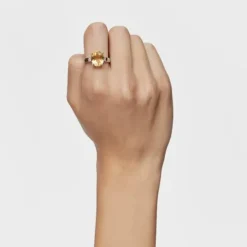 Anillo de con diamantes y citrino Basic Colors^TOUS