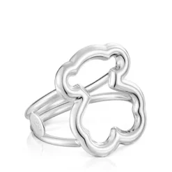 Anillo de plata motivo silueta oso  New Carrusel^TOUS New