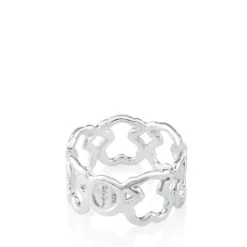 Anillo de plata motivos oso New Carrusel^TOUS Discount