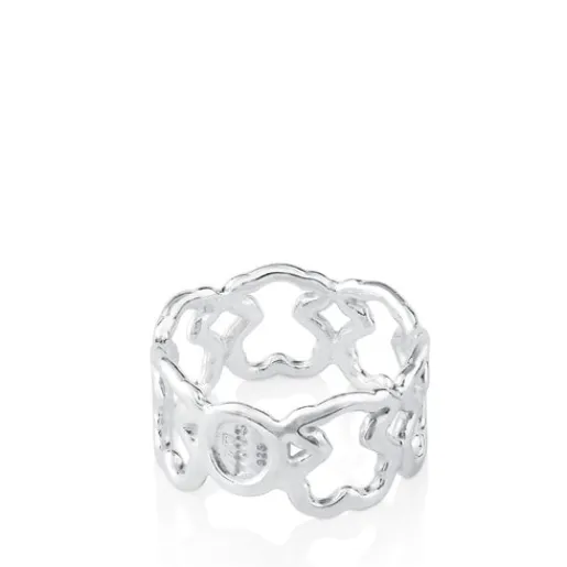 Anillo de plata motivos oso New Carrusel^TOUS Discount