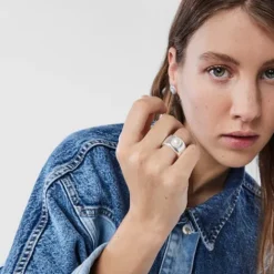 Anillo de plata y perla cultivada Duna^TOUS Sale