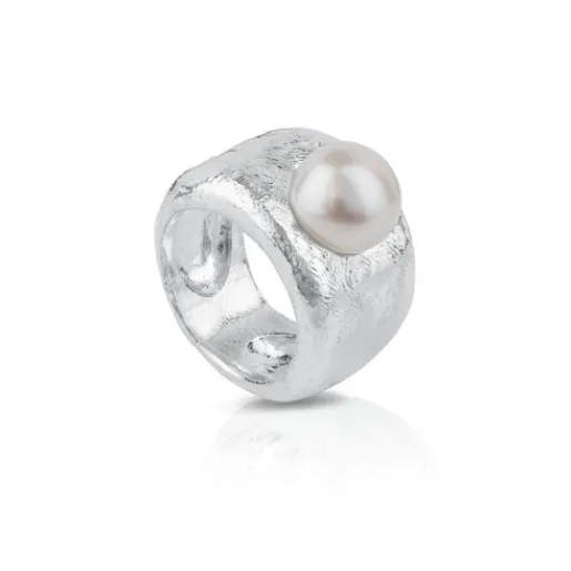 Anillo de plata y perla cultivada Duna^TOUS