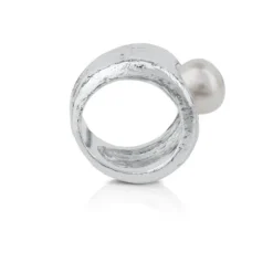 Anillo de plata y perla cultivada Duna^TOUS