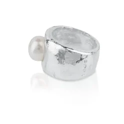 Anillo de plata y perla cultivada Duna^TOUS