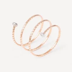 Anillo doble espiral de oro con diamantes ATELIER^TOUS Discount