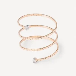 Anillo doble espiral de oro con diamantes ATELIER^TOUS Discount