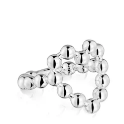 Anillo grande de plata corazón Sugar Party^TOUS Outlet
