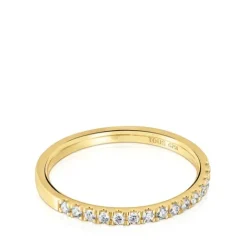 Anillo media alianza mediana de con diamantes Les Classiques^TOUS Best