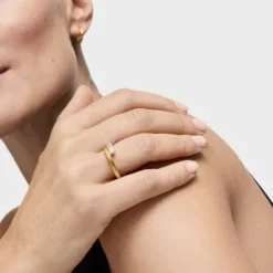 Anillo mediano bicolor y motivos oso 1950^TOUS Clearance